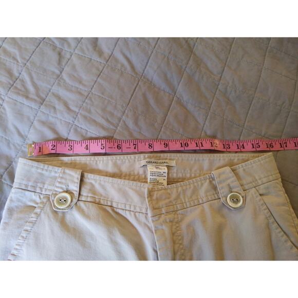 Gerard Darel Women's Fr Sz 42/US Sz 10 Straight Leg Khaki Pants - Picture 2 of 6